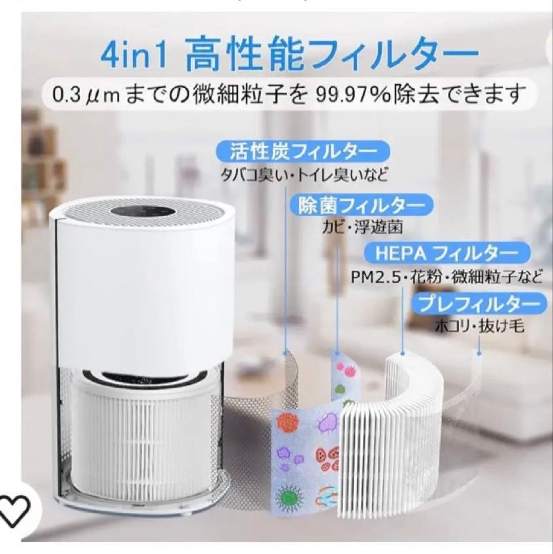 元値26000円✨新品の高性能フィルター＆最大18畳まで対応 空気清浄機