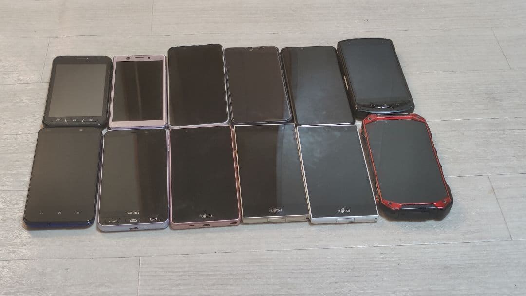 まとめ売り12台 スマートフォン本体セット通電確認済み