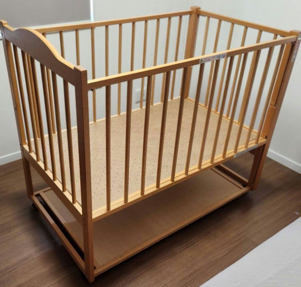 石崎家具　スリーピー　ツースライドベッド　日本製ベビーベッド　120×70