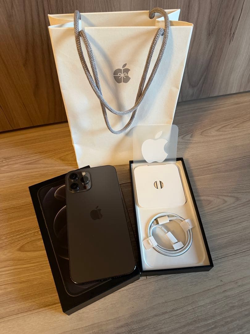 iPhone12ProMax 128GB パシフィックブルー　超美品SIMフリー