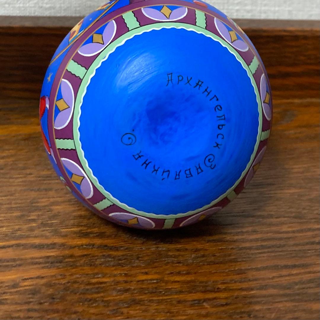 ロシア雑貨☆起き上がりこぼし♪『サーカス』マトリョーシカ オリガ作