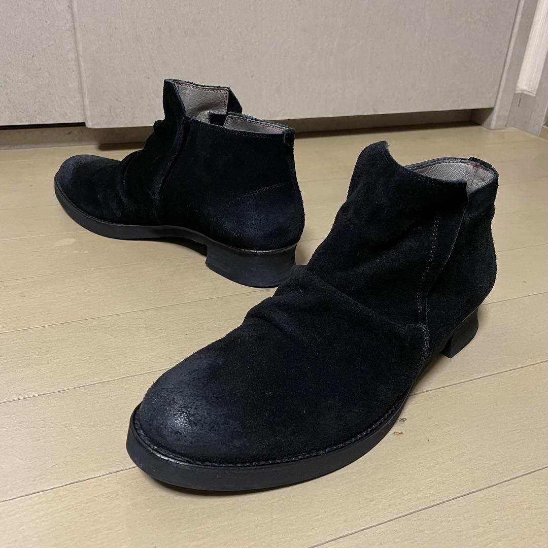 え*ち様 最終価格 美品 定価4万■NO ID.■焦がし ドレープ ヒール ブー