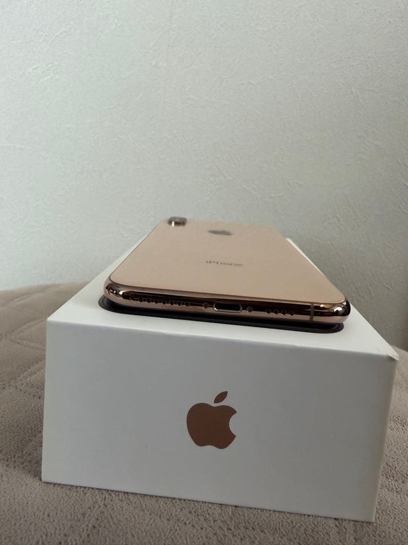 【美品】Apple iPhone XS MAX 512GB ゴールド