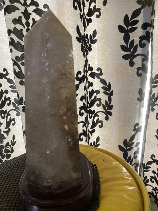 希少❣️スモーキークォーツ　レインボー入り