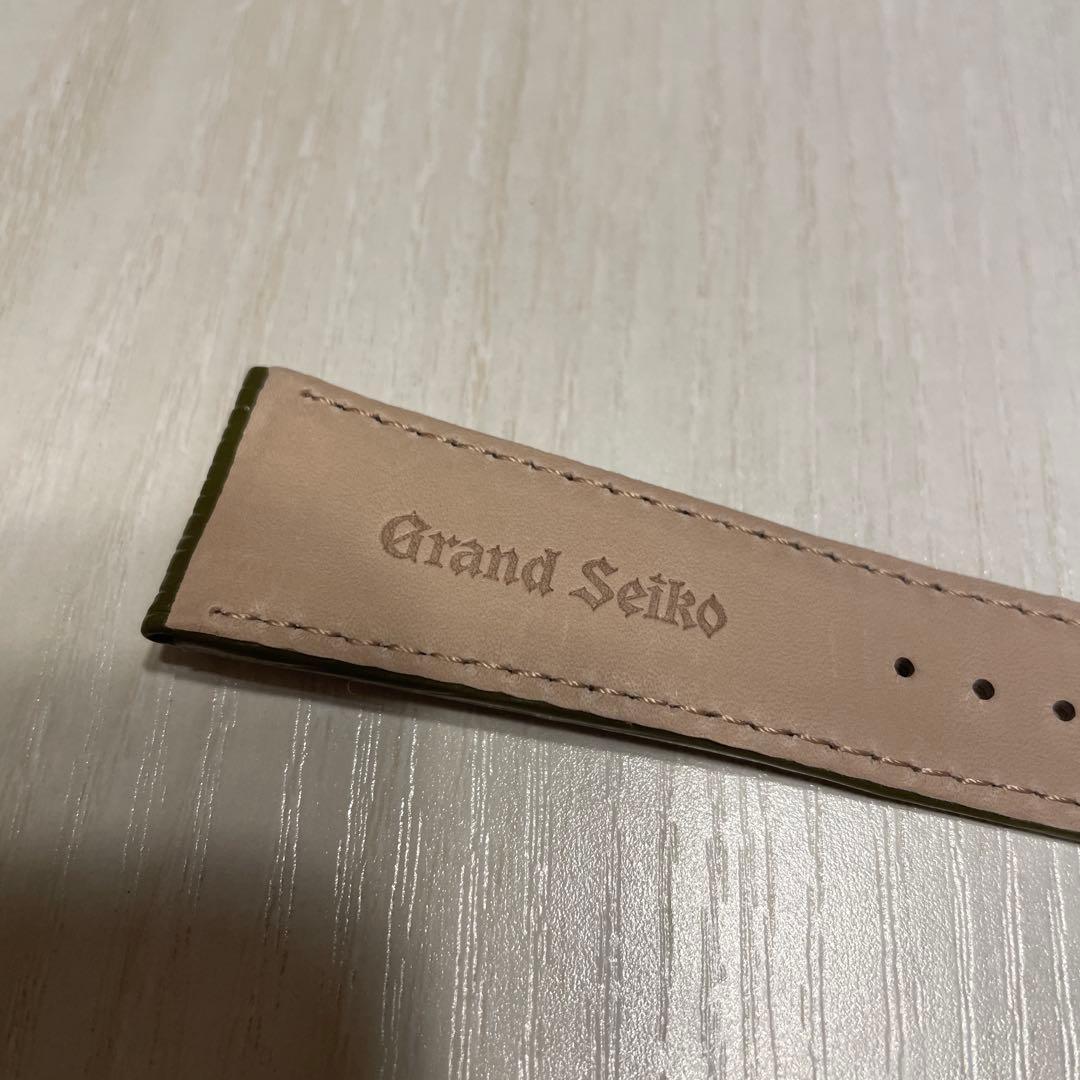 非売品　新品未使用品　グランドセイコー　レザーベルト　22mm オリーブ