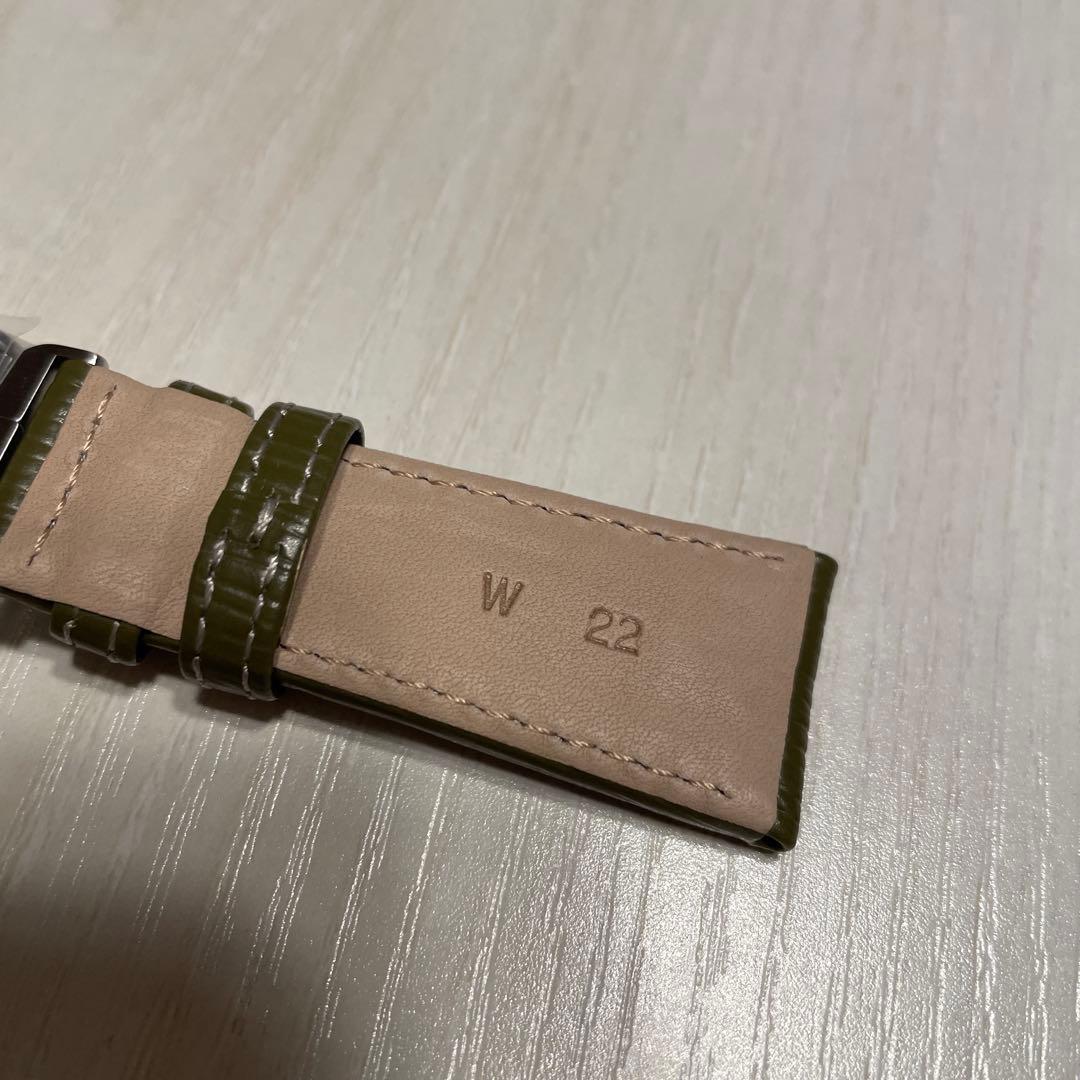 非売品　新品未使用品　グランドセイコー　レザーベルト　22mm オリーブ