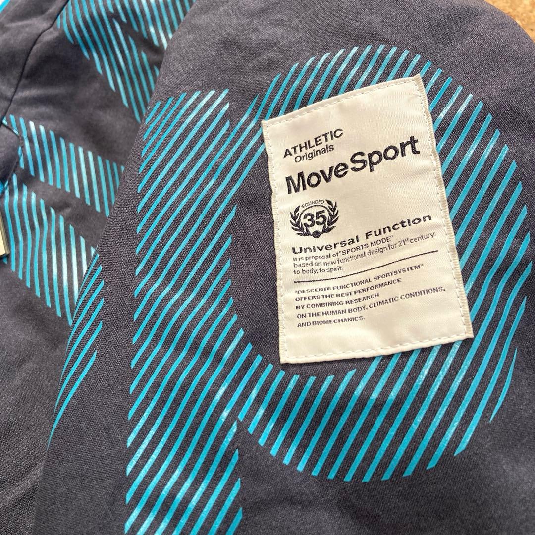 【美品】デサントdescentスキーウェアHEAT NAVIスキーLメンズ紺