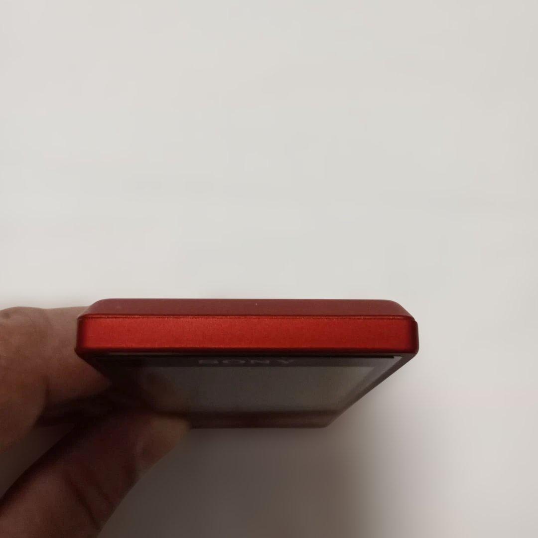 【美品】SONY　NW-A25ウォークマン　デジタルメディアプレイヤー　レッド