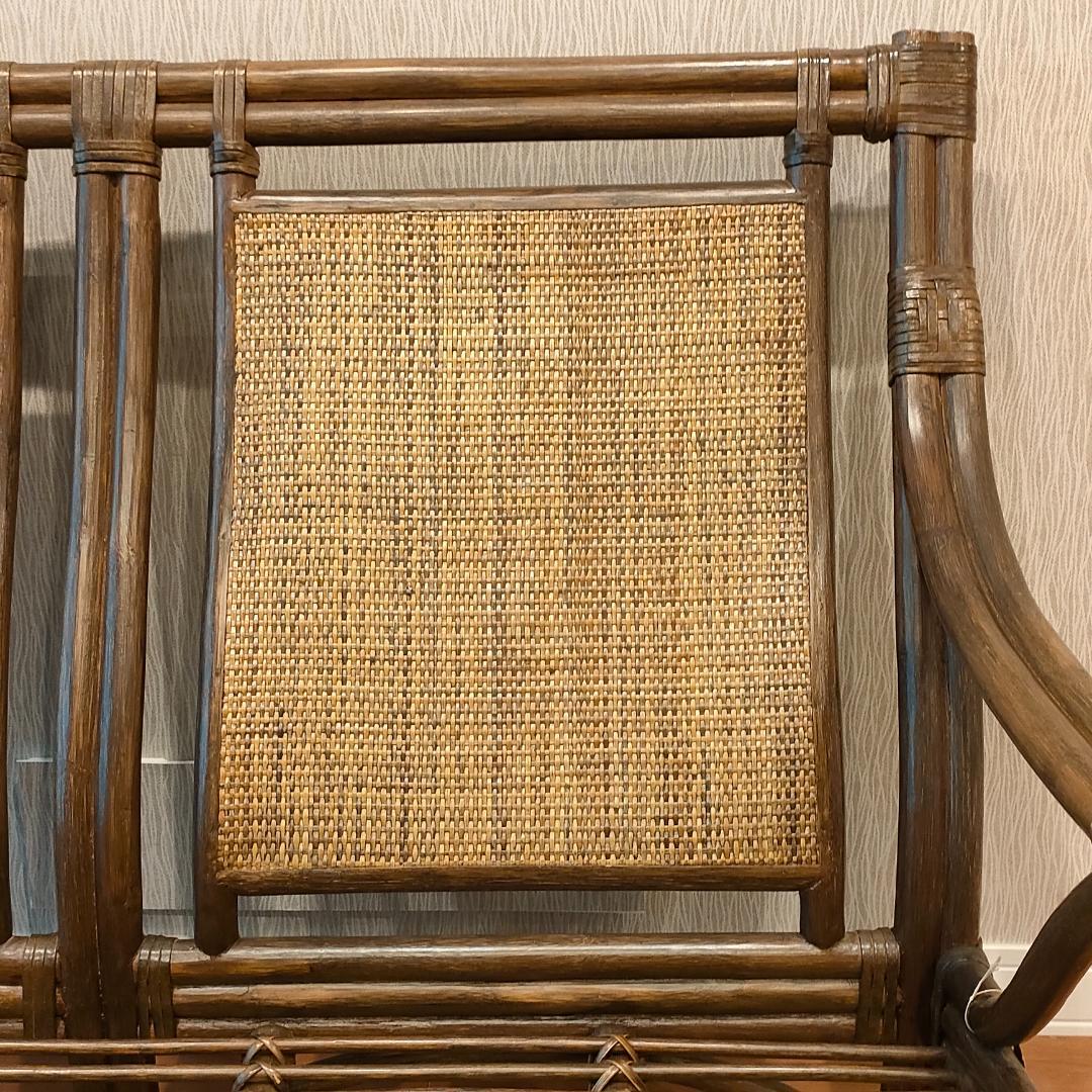 美品　KOSUGA　MEHITABEL　コスガ　アジアン家具　2人掛けソファ