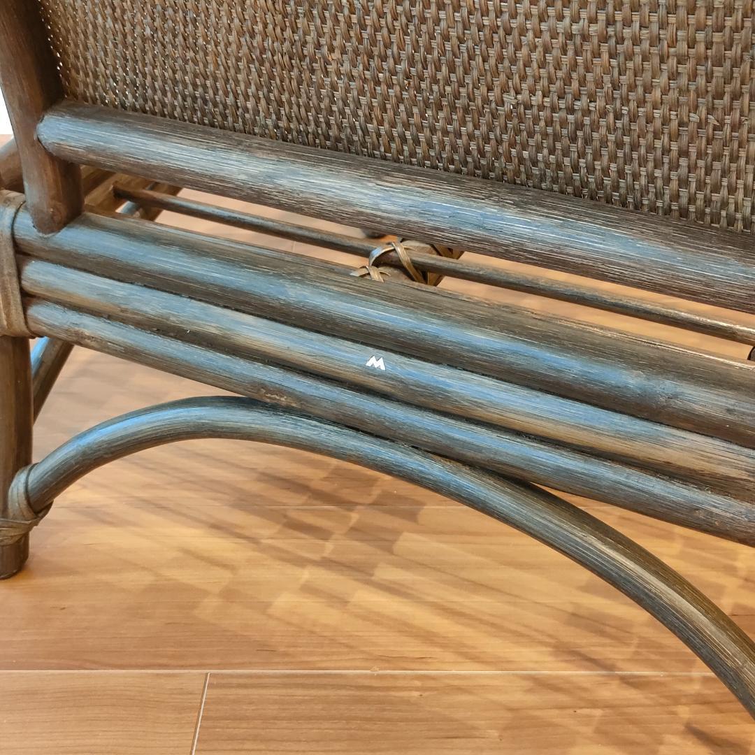 美品　KOSUGA　MEHITABEL　コスガ　アジアン家具　2人掛けソファ