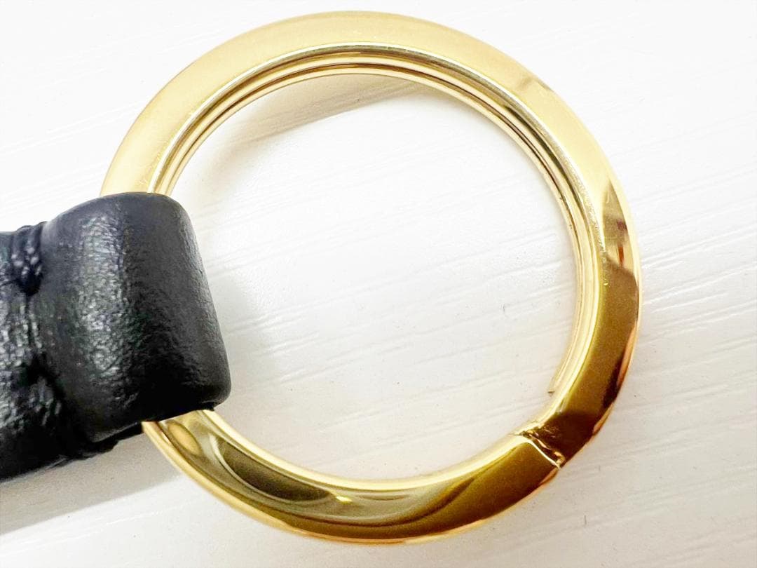 美品　ヴェルサーチ　メデューサ　グレカ　ナイロンキャンバス　キーリング