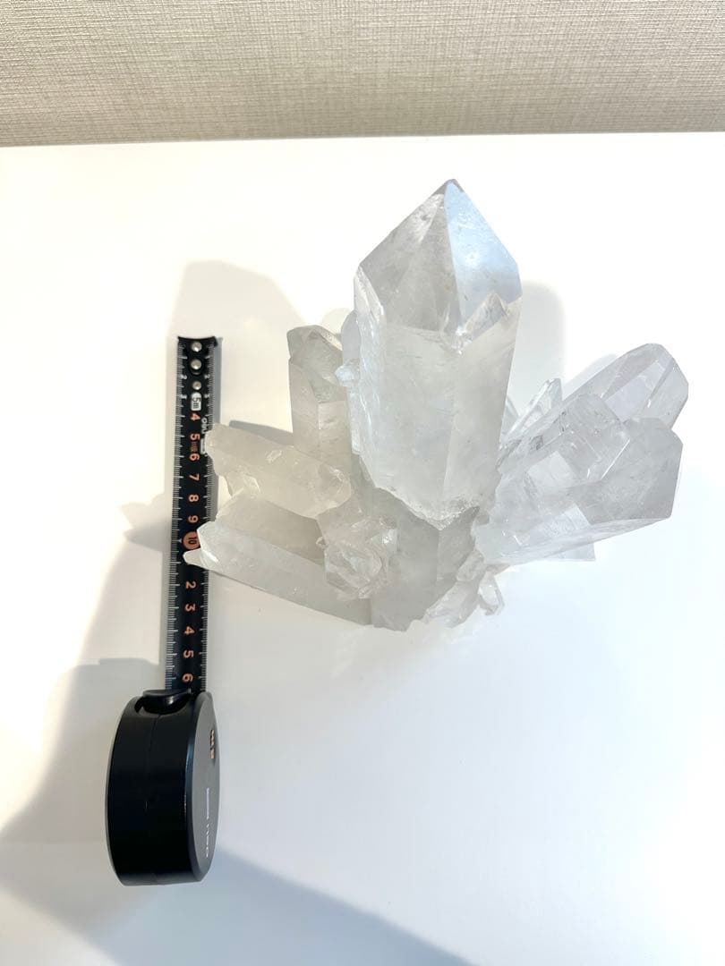 超特大・虹入り　ブラジリアンクォーツ　クラスター　クリスタル　クリアクォーツ