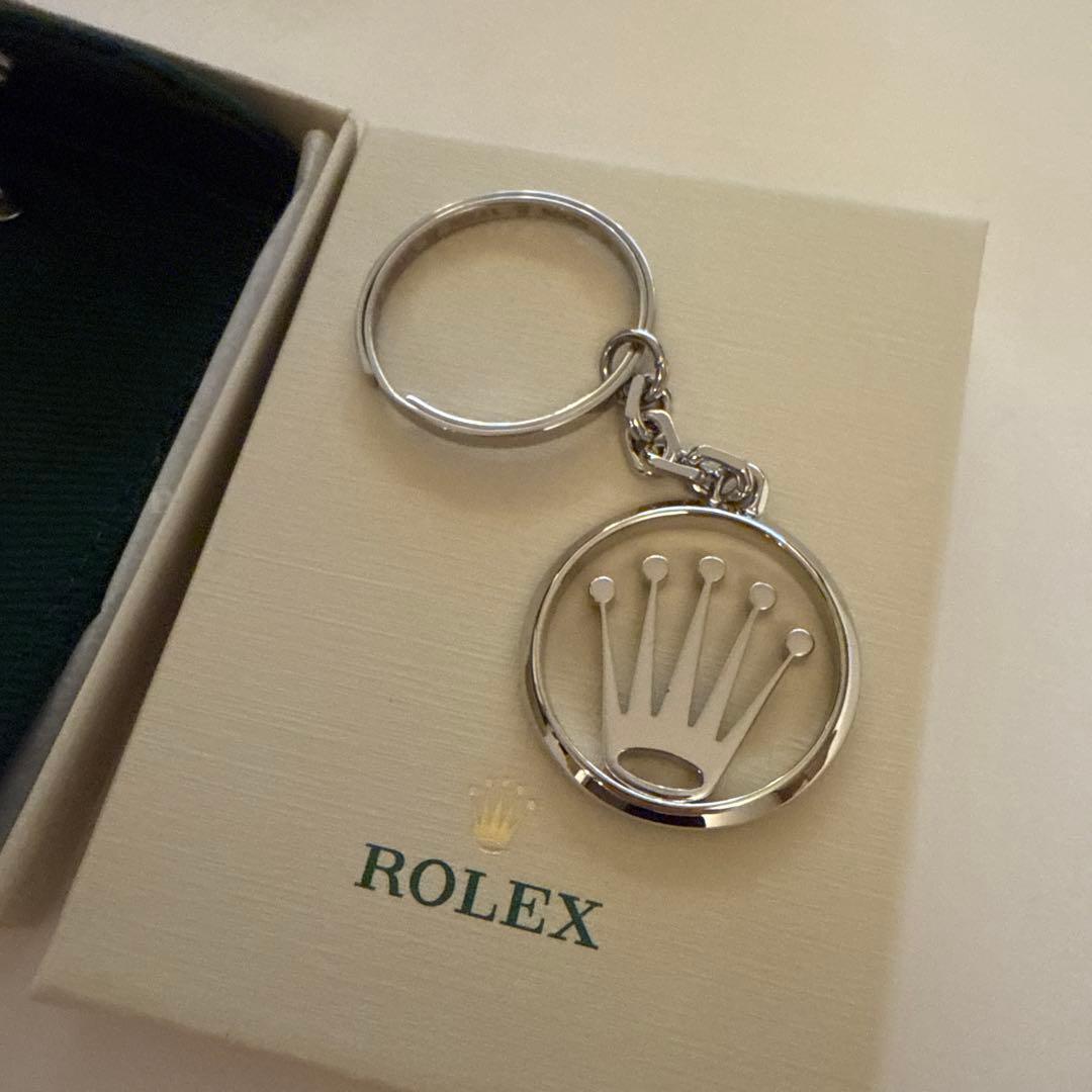 ROLEX シルバーメタルキーホルダー