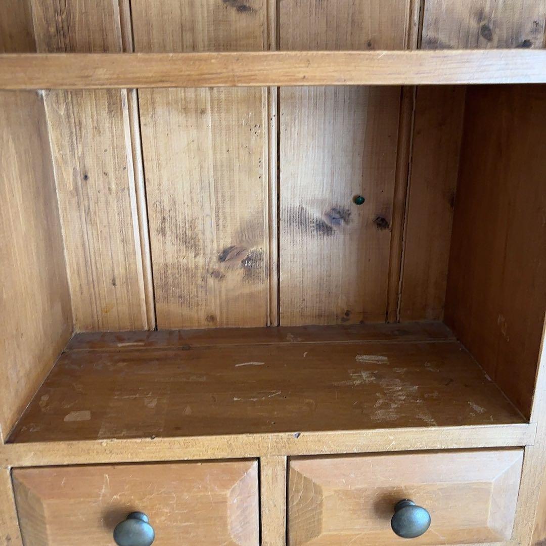 イギリス　アンティーク　シェルフ　サイドボード　キャビネット　英国　カップボード