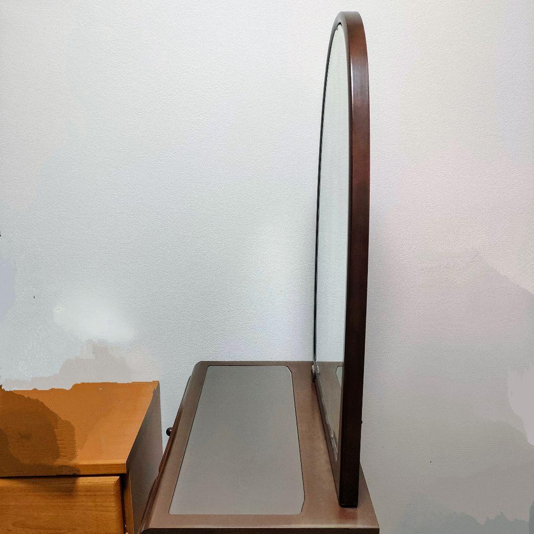♥美品 大塚家具 ドレッサー 背もたれイス 鏡台 チェア 高級 ロック引出 電源