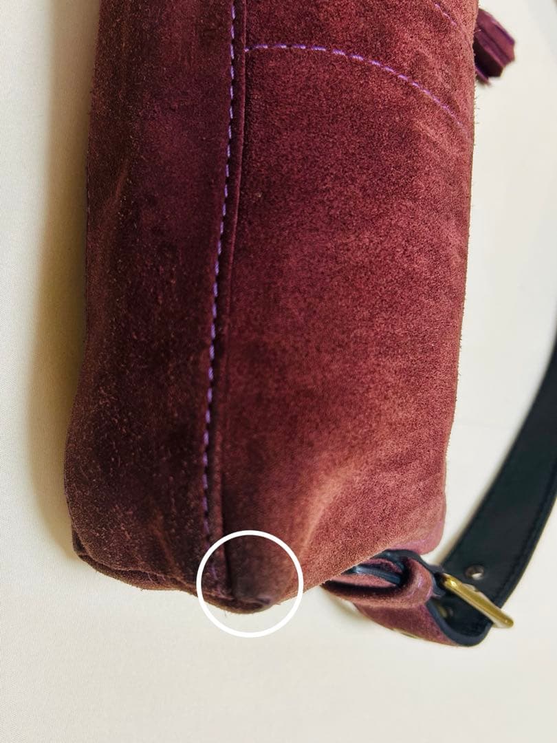 コーチ★ COACH 紫 スエード ヴィンテージ バッグ