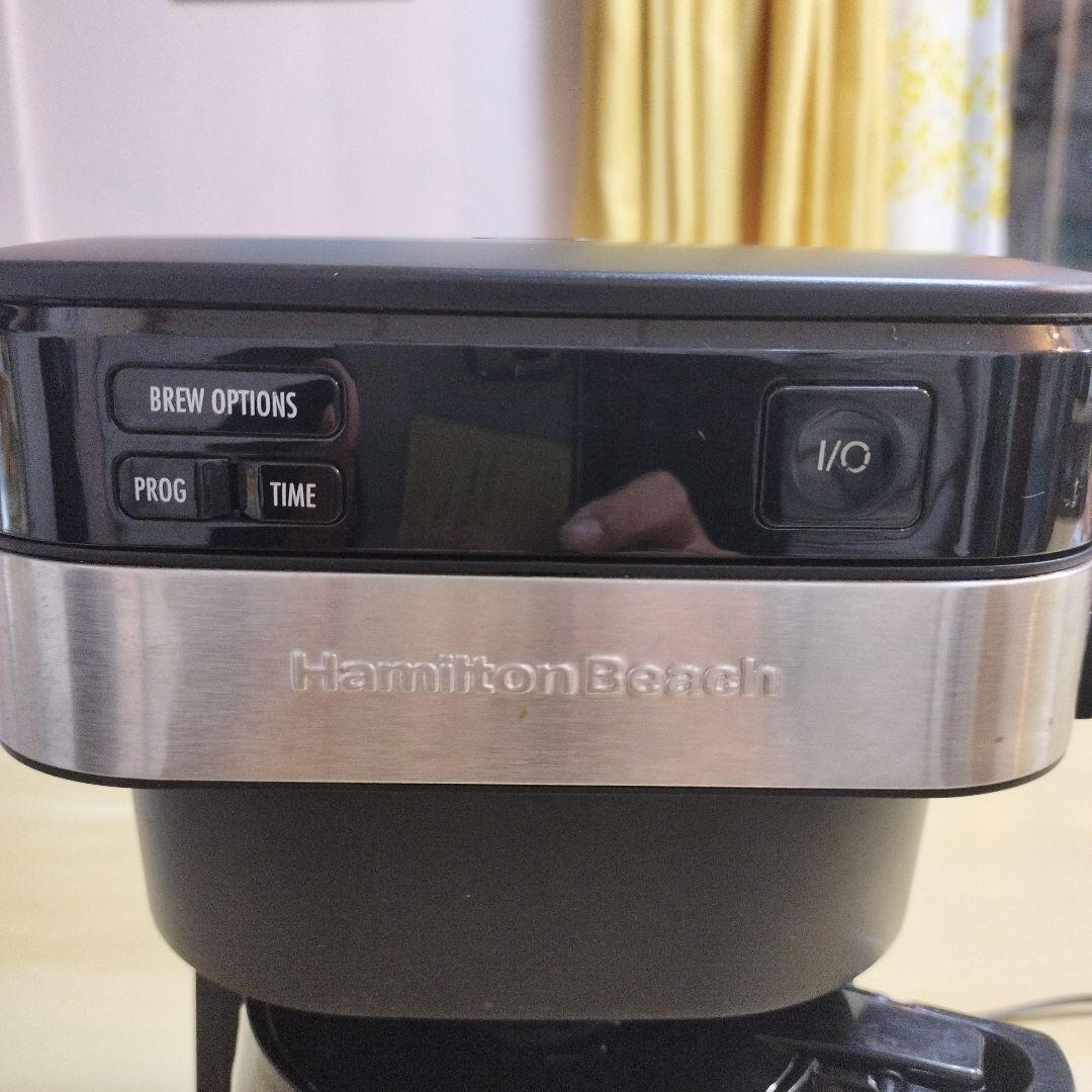 HamiltonBeachコーヒーメーカー 最大12カップ型46300動作確認済