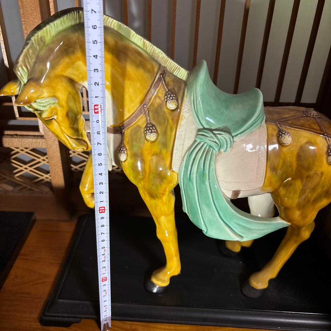 馬　陶器　置物