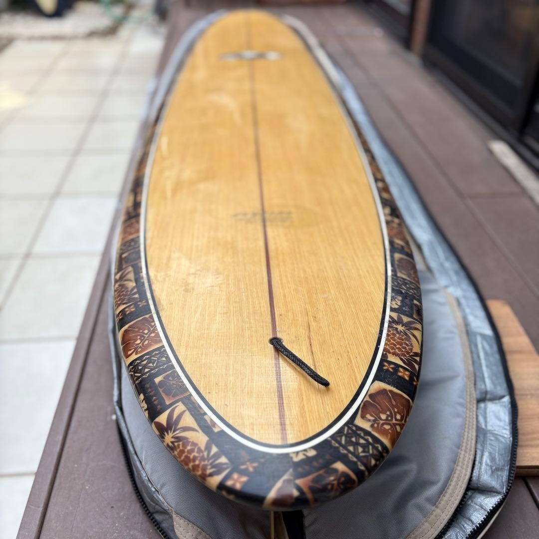 Bill Hamilton STYLIST 9’6 ロングボード ウッドフィン付