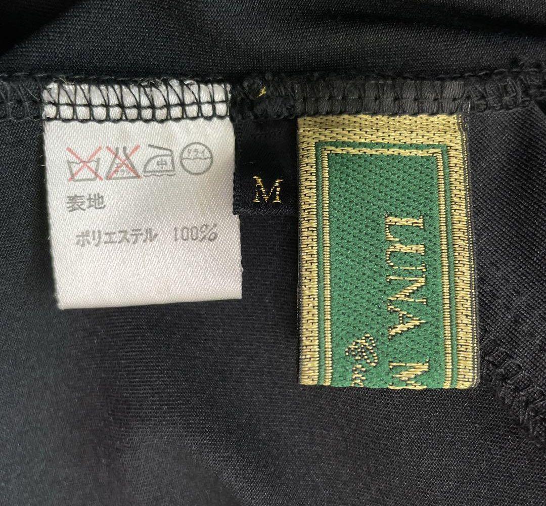 LUNA MATTINO ブラック フリンジショール