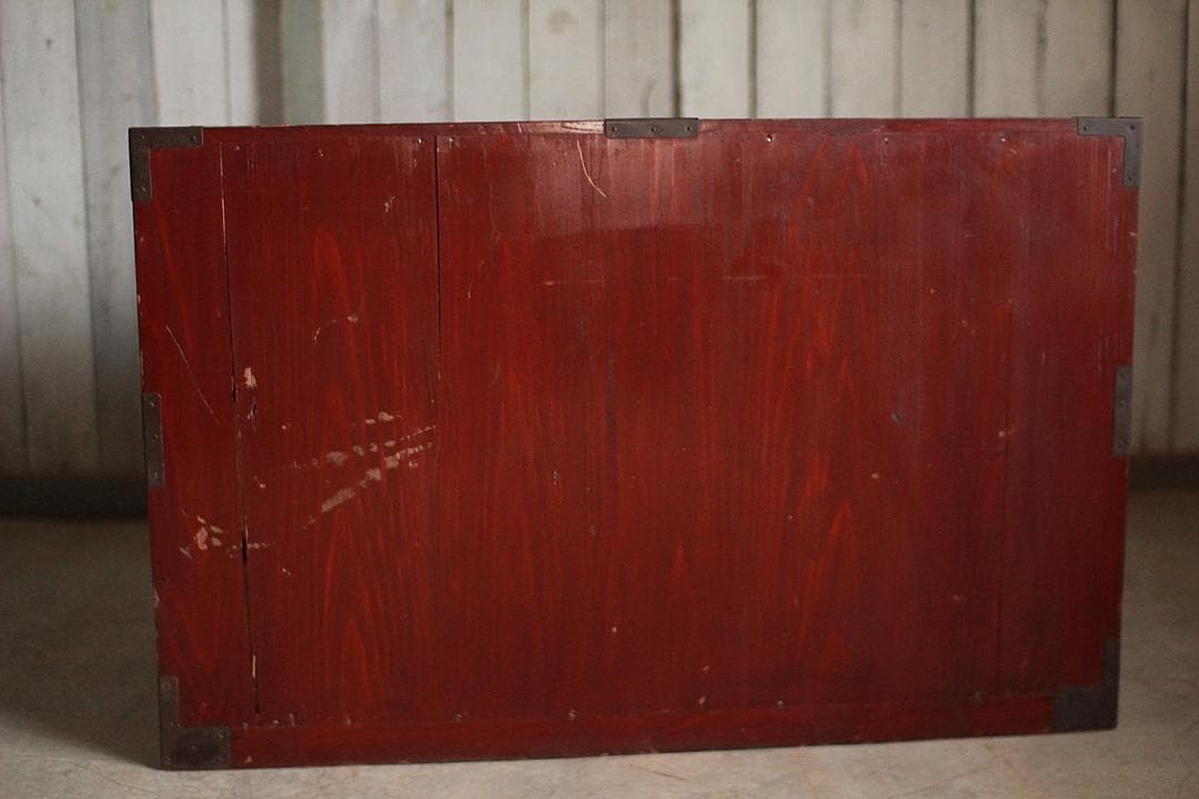 綺麗な巾着金具庄内箪笥　抽斗4杯　タンス　収納　古家具　古民家　時代家具