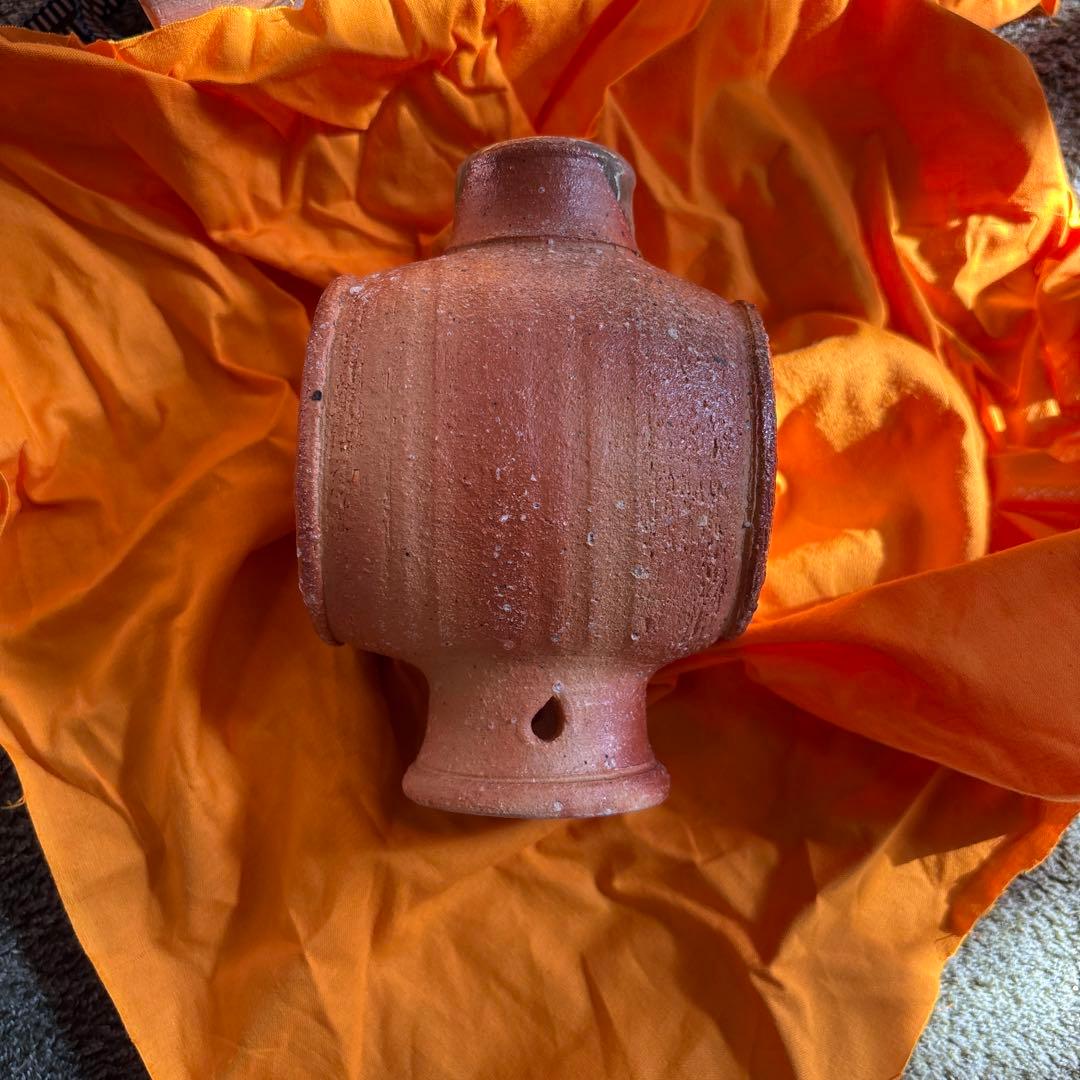 不言窯　勇超作　信楽焼　花器　No.2