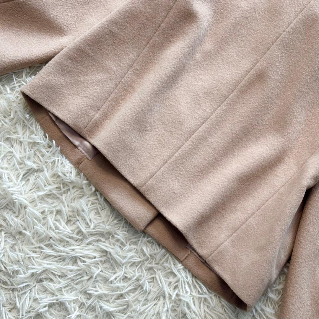 ✨極美品✨ アナイ アンゴラビーバーショートコート スタンドカラー ウール混