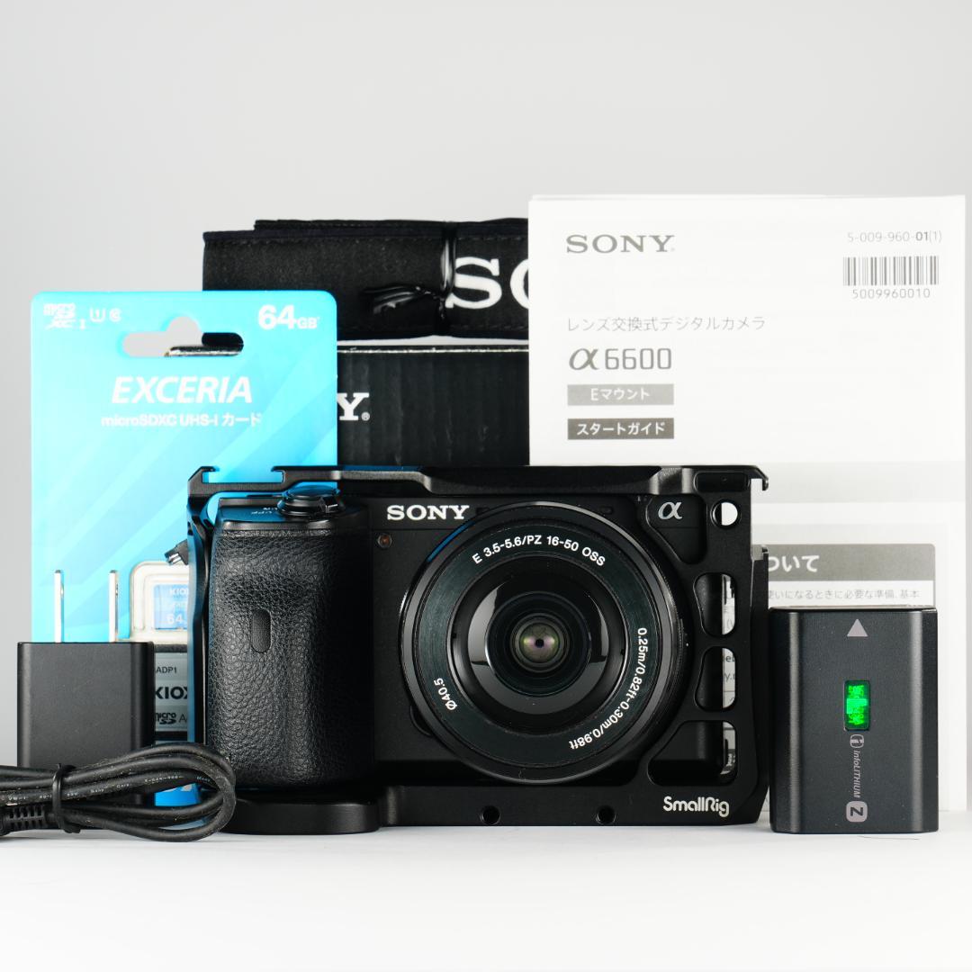 α6400より2倍長持ち&ブレない SONY α6600 ミラーレス