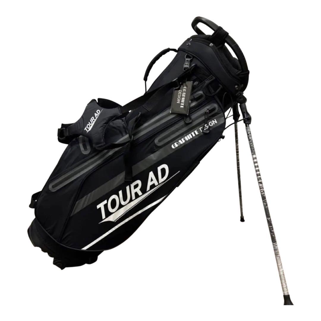 グラファイトデザインキャディーバック　2023年モデル　プロ支給品　黒　ブラック