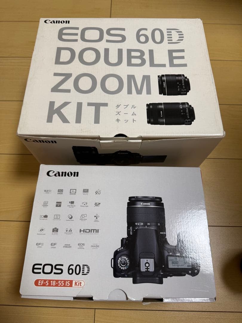 Canon EOS 60D ダブルズームキット　三脚セット