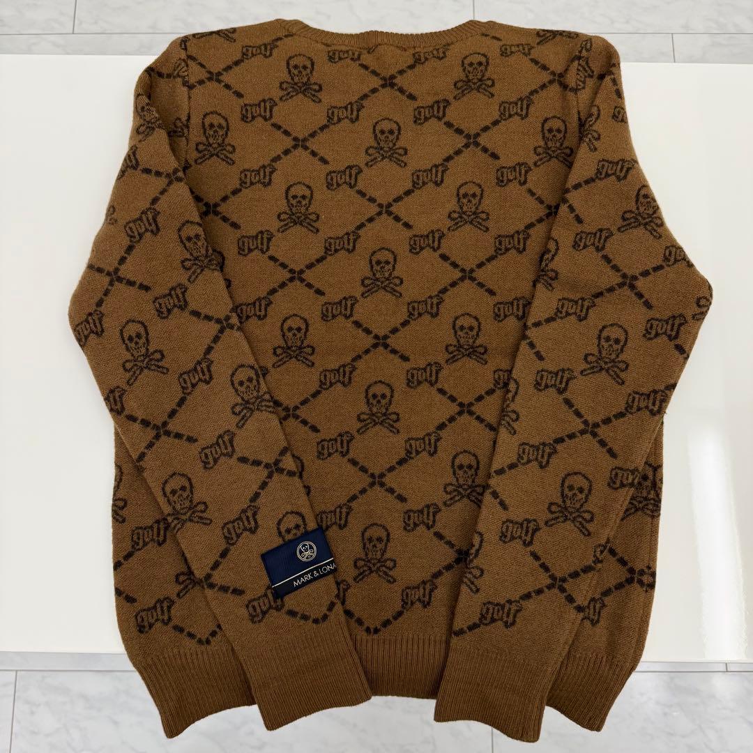 MARK&LONA スカルパターン ニットセーター スカート セット