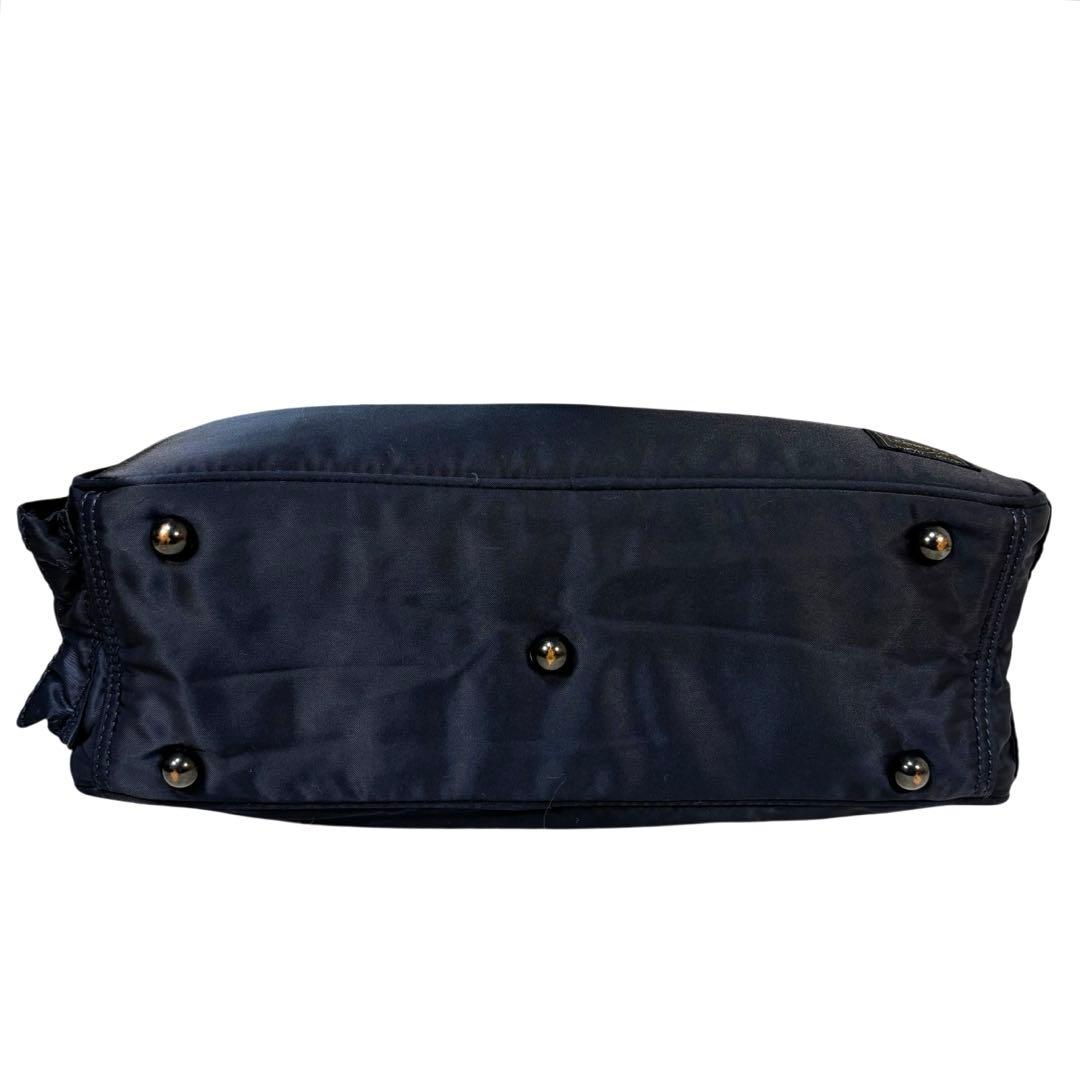 希少　美品　廃盤　ヘッドポーター　ミニボストン　タンカー　ハンドバッグ　紺