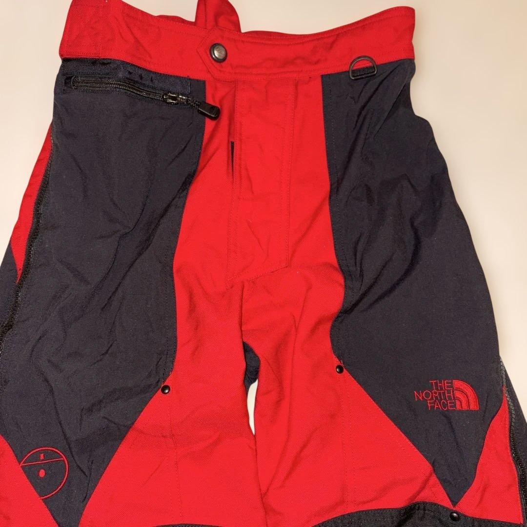 THE NORTH FACE スキーウェアセット　メンズS 黒/赤/深緑