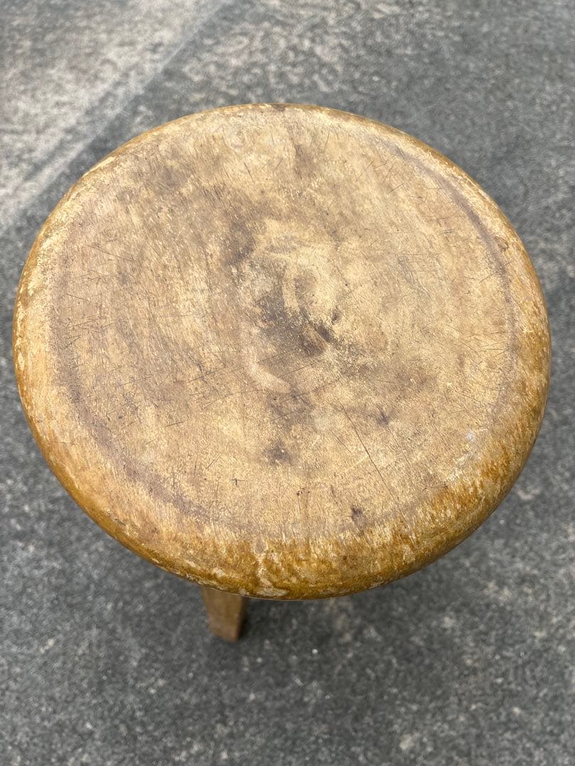 丸椅子 古道具 スツール 昭和レトロ アンティーク ビンテージ