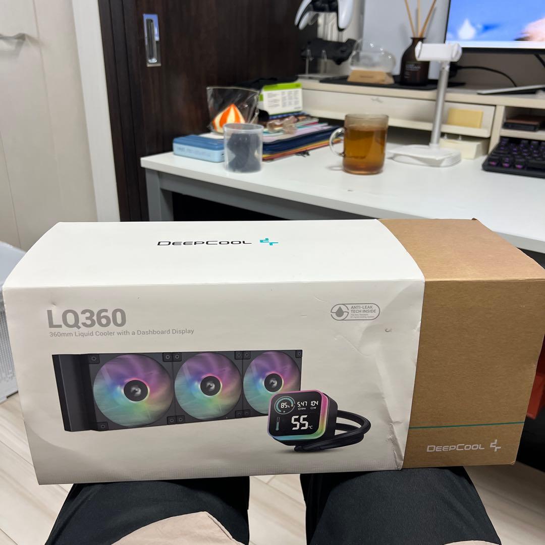 DeepCool LQ360 液体CPUクーラー ブラックBlack