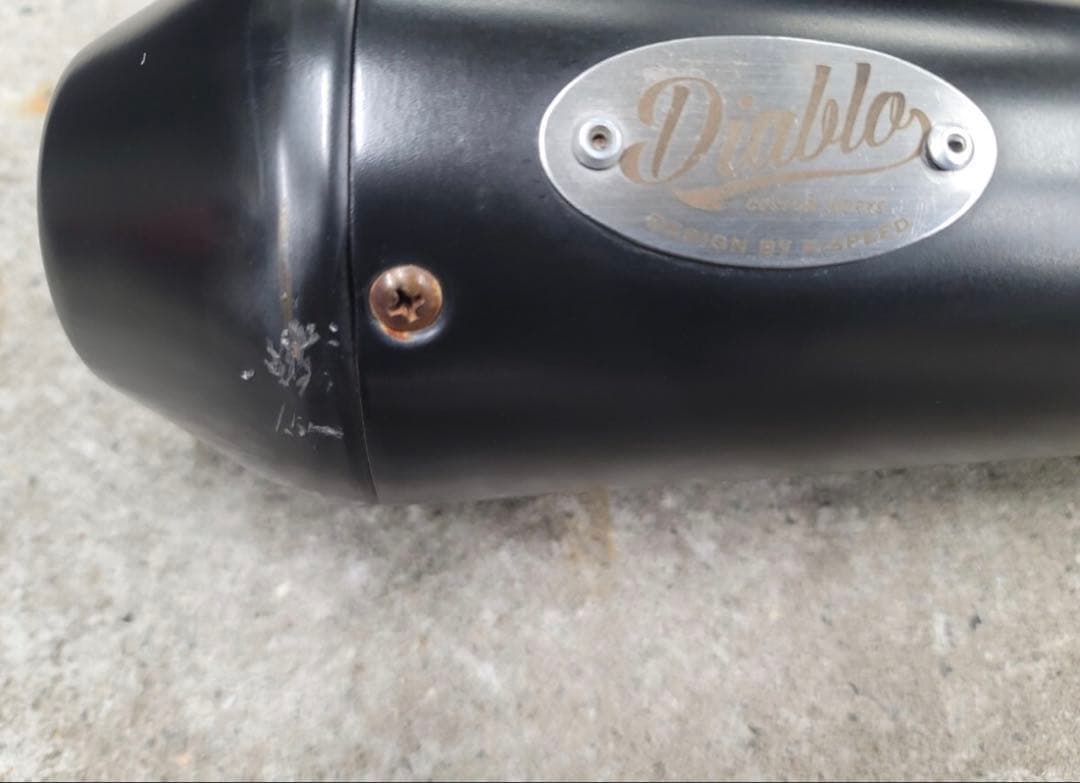 CT125 Diablo ブラック マフラー