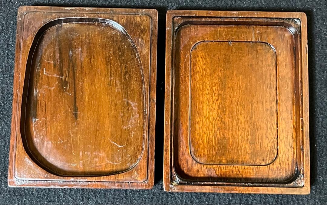 最終処分価格　旧坑老坑端渓水巌硯　氷裂紋・金線（黄龍）・火捺・臙脂暈・端渓の極み