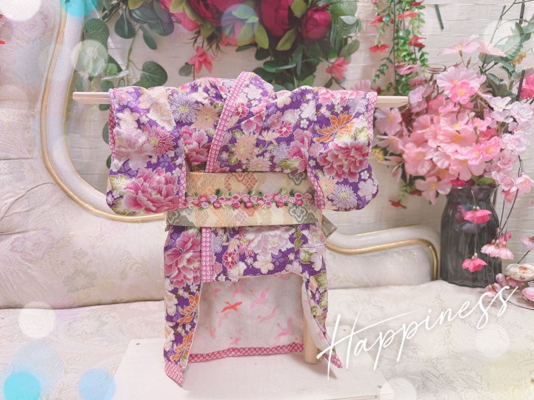 B438.pon2pan2☆犬オーダーお着物☆犬の着物