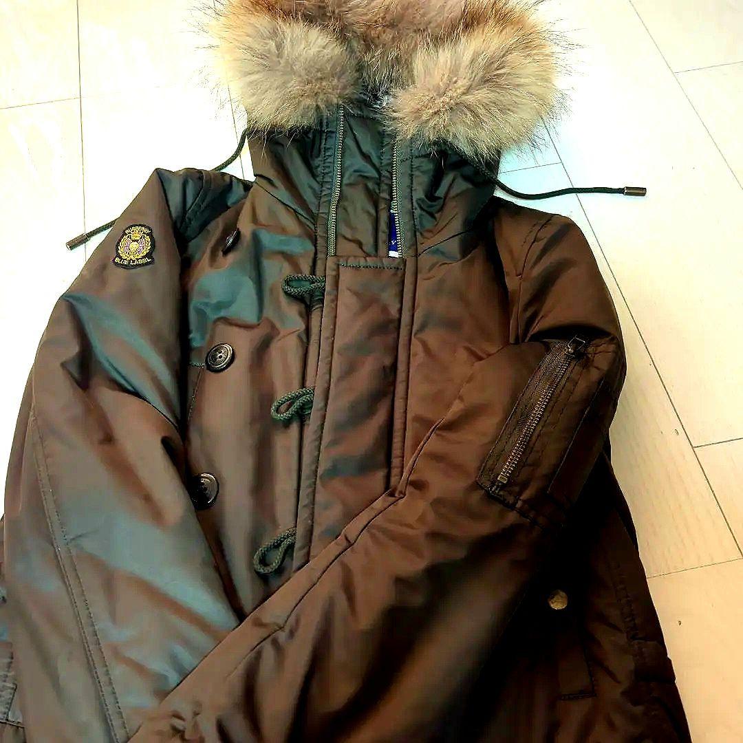 お値下げしました!BURBERRY BLUE LABEL モッズコート38カーキ