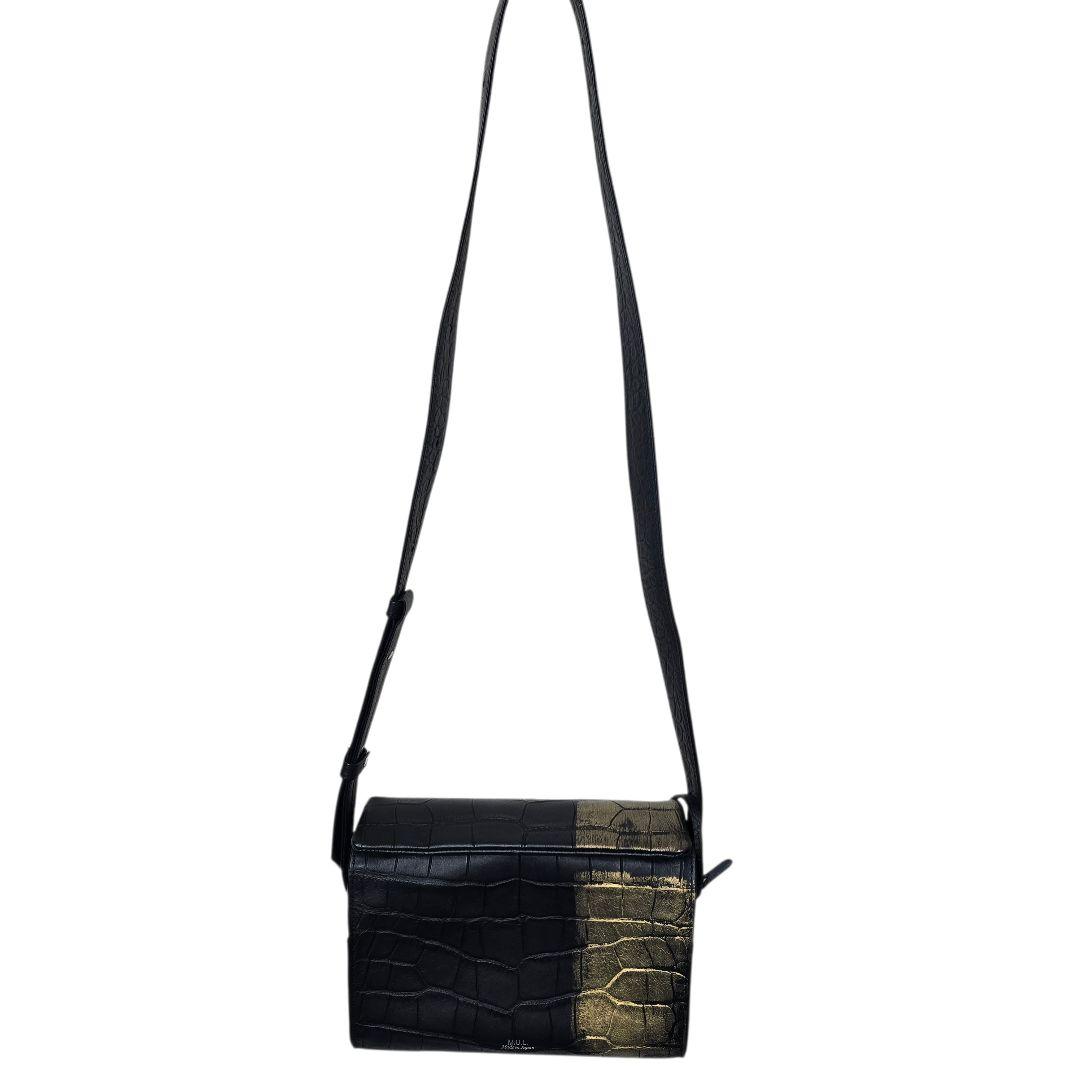 M.U.L クロコ型押し レザー ショルダーバッグ Y2K 日本製