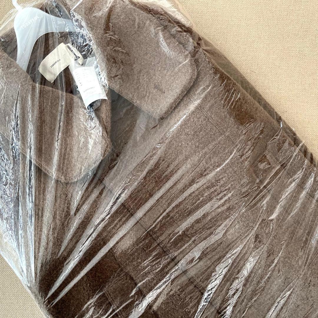 【新品タグ付】TODAYFUL StandcollarBoucleJacket