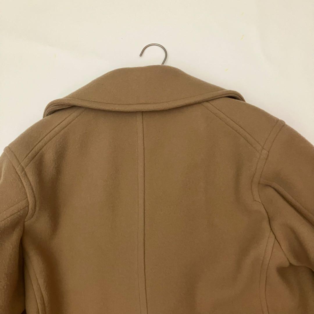 ✨定価107,800✨ YLEVE ピーコート　ダブル　オーバーサイズ　キャメル