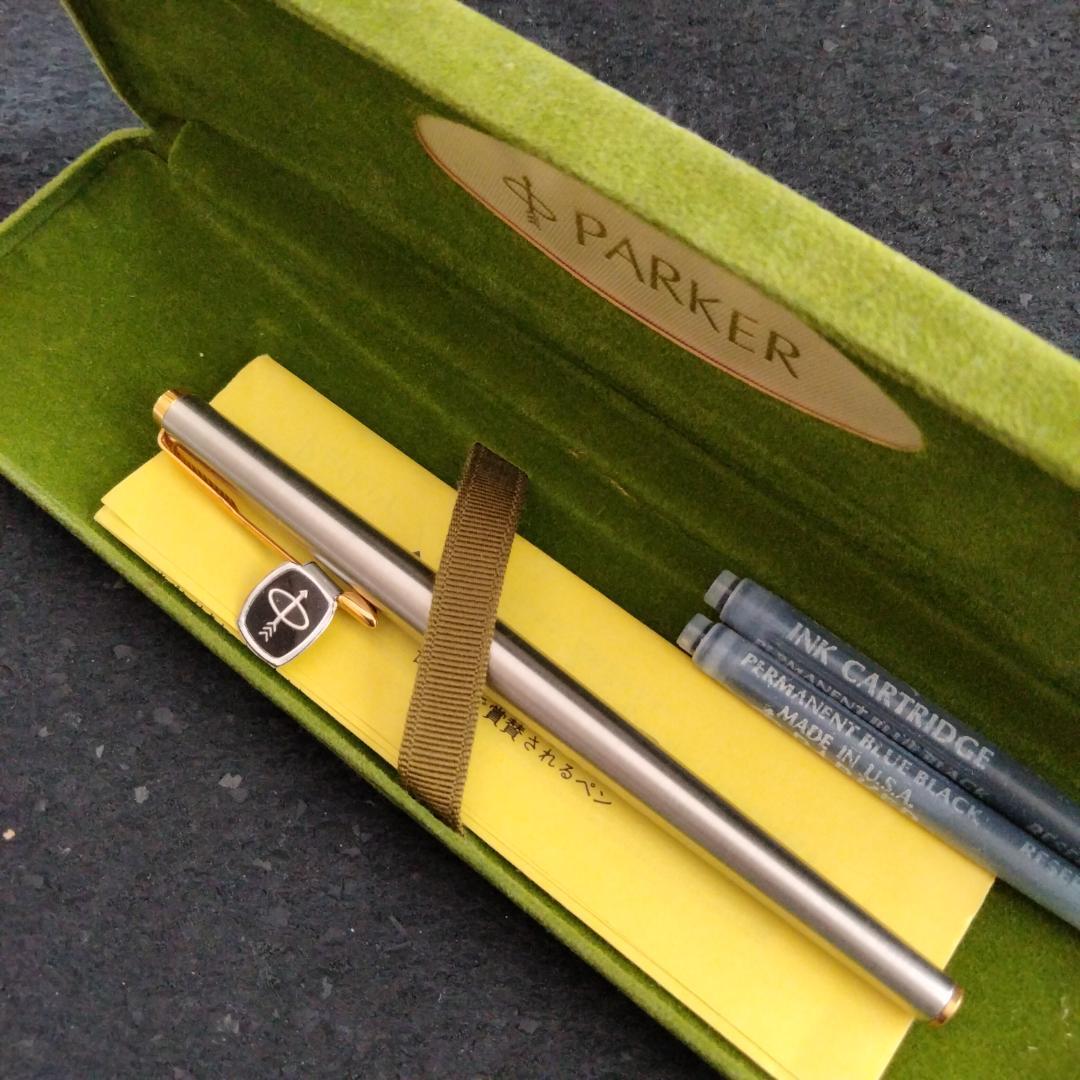 【新品未使用】PARKER 180万年筆 XF/M made in usa