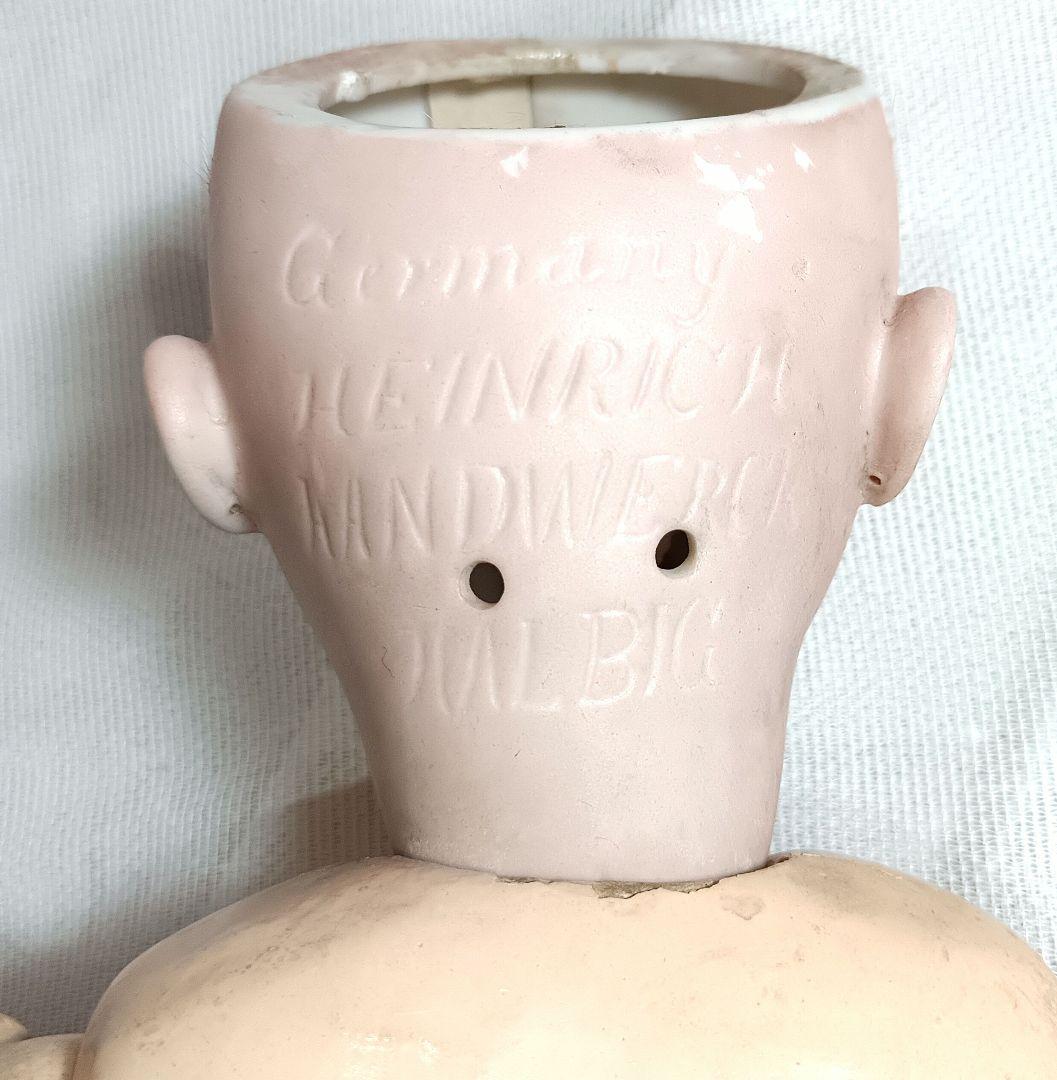 S5⭐アンティークビスクドール　シモン＆ハルビック　ハンドワークWネーム⭐難あり