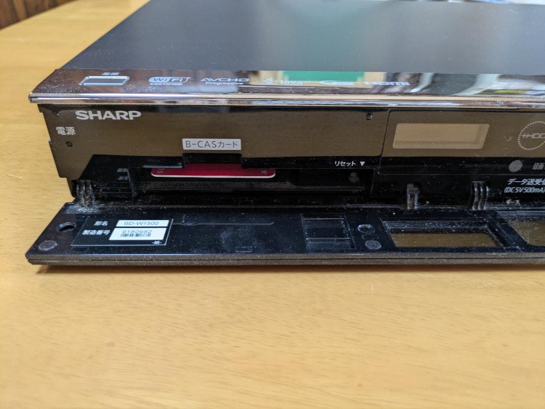 SHARP AQUOS Blu−ray レコーダー BD-W1500