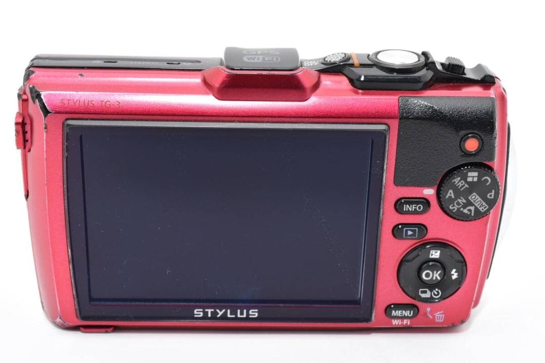 【美品】OLYMPUS STYLUS TG-3 レッド 【動作確認済】