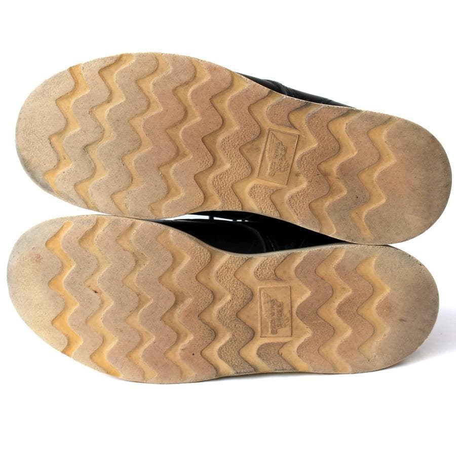 四角犬タグ RED WING 8165 ブラック ワークブーツ ラウンドトゥ