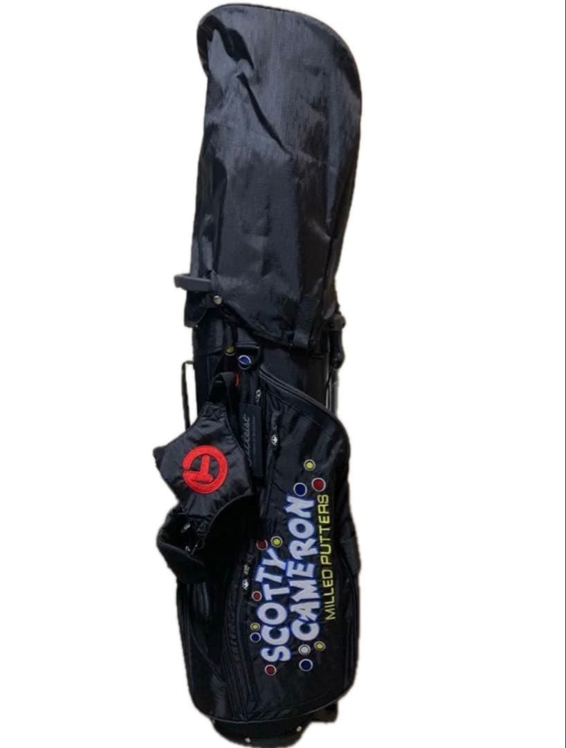 新品未使用　スコッティキャメロン　キャディバッグ　スタンド式　ブラック