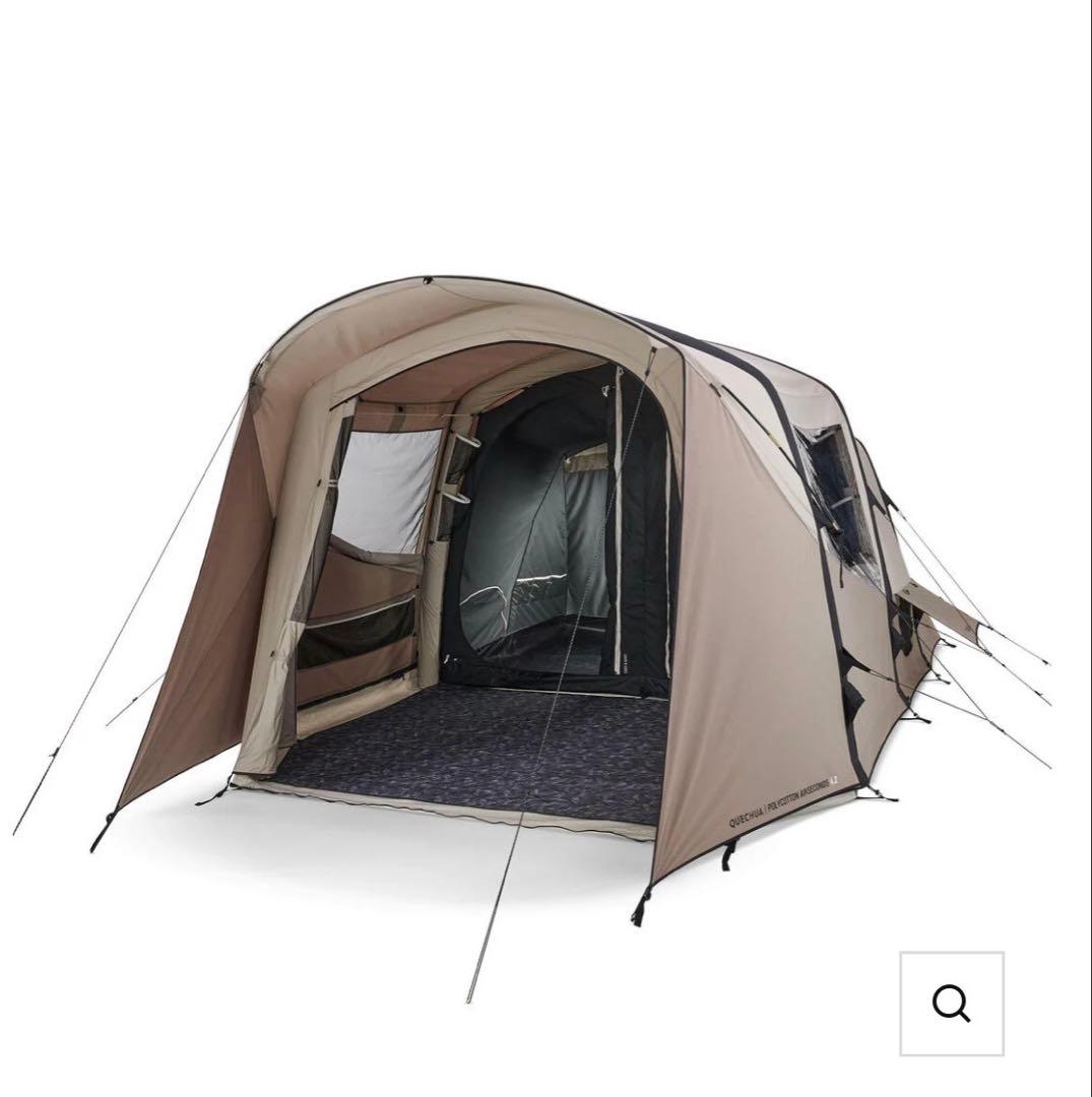 ケシュアエアテント　ドーム型　ベージュ