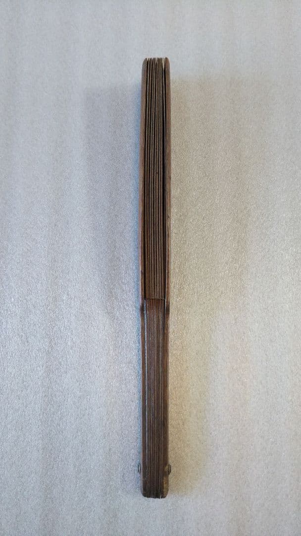 【超希少／明治／骨董品】日露戦争 扇子 陸軍印鑑入 陸軍 従軍 明治時代 肉筆